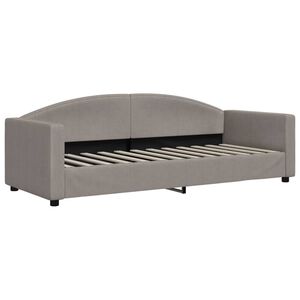 vidaXL Кушетка, таупе, 80x200 см, плат