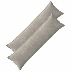 vidaXL Калъфка за възглавница 2 pcs HOUTEN Светлосиво 40 x 145 см