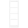 vidaXL Вътрешна врата ORKDAL Бяло грундирано 73,5 x 211 см