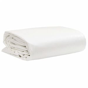 vidaXL Брезент бял 3x3 м 650 г/м&sup2;