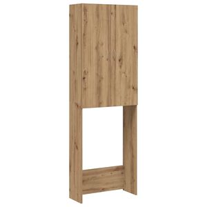 vidaXL Шкаф за перална машина Artisan Oak 64x25,5x190 cm