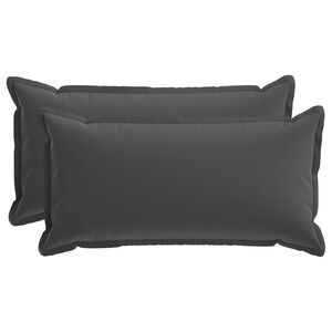 vidaXL Възглавница 2 бр. HOUTEN Антрацит 40 x 80 cm Полиестер
