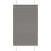 vidaXL Плисирана щора Антрацит 80x100 cm Ширина на плата 79,4 cm