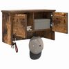 vidaXL Стенен закачалка за палта с рафт Димян дъб 50 x 20 x 30 см