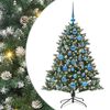 vidaXL С изкуствено коледно дърво Зелен 120 cm