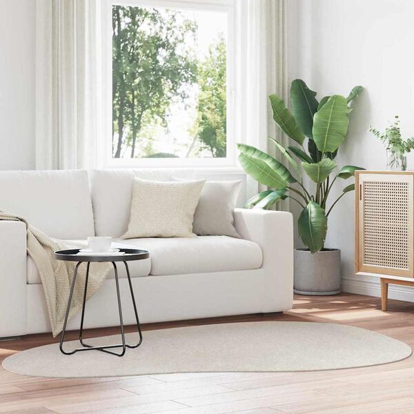 vidaXL Килими за помещение HUARTE Пясък 140 x 200 cm Полиестер