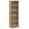 vidaXL Кабинет за CD Дъб артизан 33 x 23,5 x 97,5 см