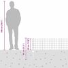 vidaXL Ограда и колче Зелен 0,4 x 10 м Стомана