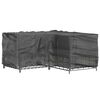 vidaXL Покривало за ъглови градински мебели 12 капси 185x185x90 см