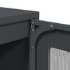vidaXL Бюфет, антрацит, 100,5x39x107 см, студеновалцувана стомана