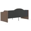 vidaXL Дневно легло, USB, Таупе, текстил, 90х200 см