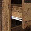 vidaXL Служебен шкаф Старо дърво 34.5 x 34 x 90 см Инженерно дърво