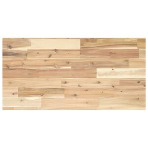 vidaXL Плот за баня, необработен, 60x40x2 см, масивно дърво акация