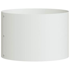 vidaXL Пръстен за саксия Бяло 30 x 30 x 20 cm