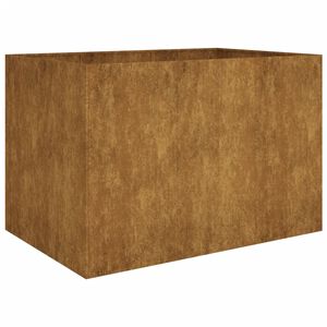 vidaXL Градинска повдигната леха 120x80x80 см кортенова стомана