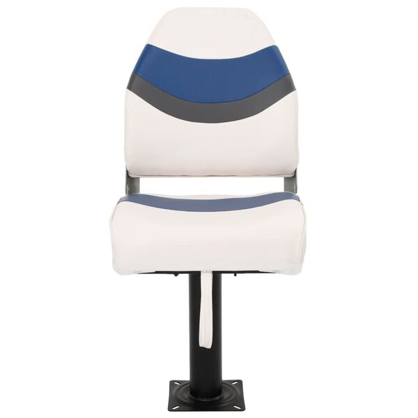 vidaXL Сгъваеми седалки за лодка от 4 части, висока облегалка