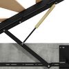 vidaXL Отоманско легло със съхранение Бетонно Сиво 140 x 200 cm
