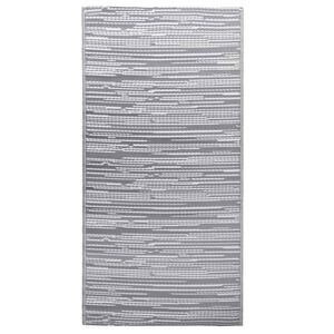 vidaXL Килим за открито, ARAKIL сив, 160x230 см, PP