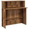 vidaXL Приемно бюро, старо дърво, 100x50x103,5 см, инженерно дърво