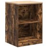 vidaXL Гаражен шкаф за съхранение, опушен дъб, 60x51x85 см, бор масив