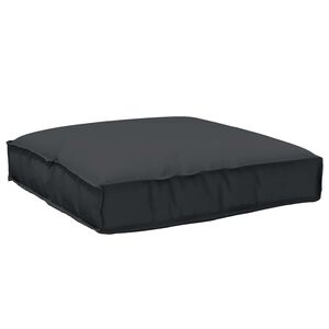 vidaXL Възглавница Оксфордска тъкан Черно 80 x 80 x 12 cm