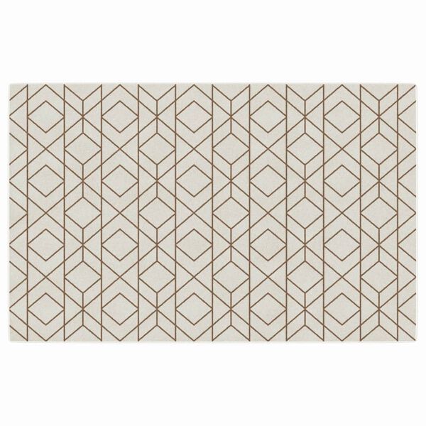 vidaXL Килим за открито и закрито къс косъм шарен 190x300 см неплъзгащ