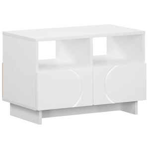 vidaXL ТВ стойка 60 x 34.5 x 40 cm Бяло Инженерна дървесина