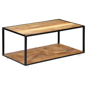 vidaXL Холна маса 90x50x40 см, масивна регенерирана дървесина