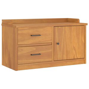 vidaXL Пейка за коридор SANDNES 87x40x50 см, масивна дървесина, бор