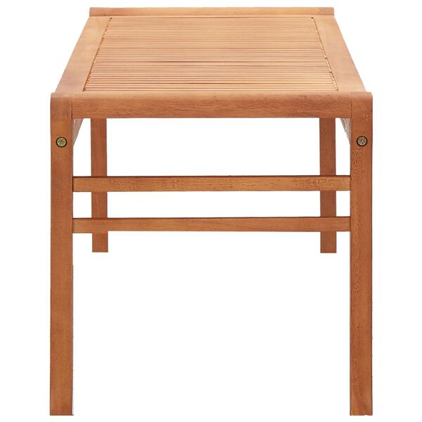 vidaXL 3-местна градинска пейка, 150 cм, евкалиптово дърво масив