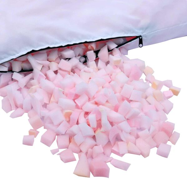 vidaXL Счупена пяна за запълване Розово 10 kg Полуретан