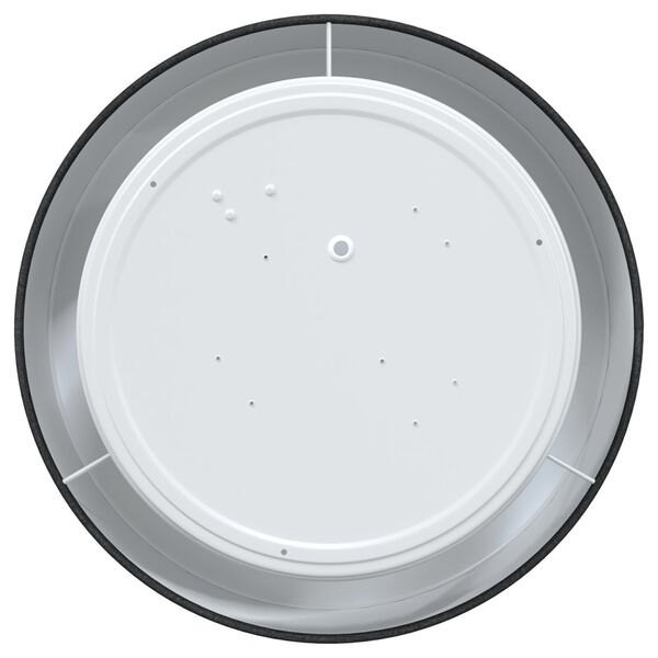 vidaXL Таванна лампа с прожектори Черно 30 x 30 x 13,5 см текстил