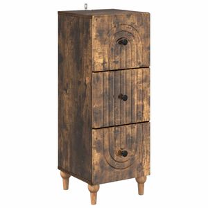 vidaXL Чекмеджетен шкаф 33 x 34,5 x 90 см Инженерна дървесина