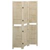 vidaXL Параван за стая, 3 панела, 105x165 cм, пауловния масив