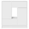 vidaXL Бюфет с чекмеджета и вратички, бял, 70,5x34x74,5 см