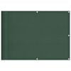 vidaXL Балконски параван тъмнозелен 75x700 см 100% полиестер оксфорд