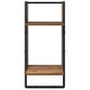 vidaXL Комплект стенни рафтове 6 pcs Старо дърво 100 x 25 x 30 cm