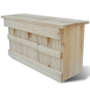 Къщичка за гнездене на врабчета, 44 x 15,5 x 21,5 см