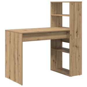 vidaXL Бюро Дъб Инженерна дървесина 113 x 54 x 120 см
