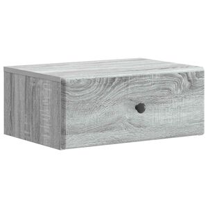 vidaXL Спален шкаф с монтаж на стена Сива сонома 49 x 34,5 x 20 см