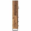 vidaXL Висок шкаф Старо дърво 34,5 x 34 x 180 см Инженерно дърво