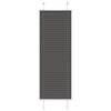 vidaXL Плисирана щора черна 40x150 cm Ширина на плата 39,4 cm