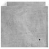 vidaXL Стенен рафт, бетонно сив, 70,5x35x30,5 см, инженерно дърво