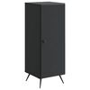 vidaXL Служебен шкаф Черно 33 x 34,5 x 90 см Инженерна дървесина