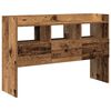vidaXL Шкаф за хранене Old Wood 105x30x70 cm Инженерна дървесина