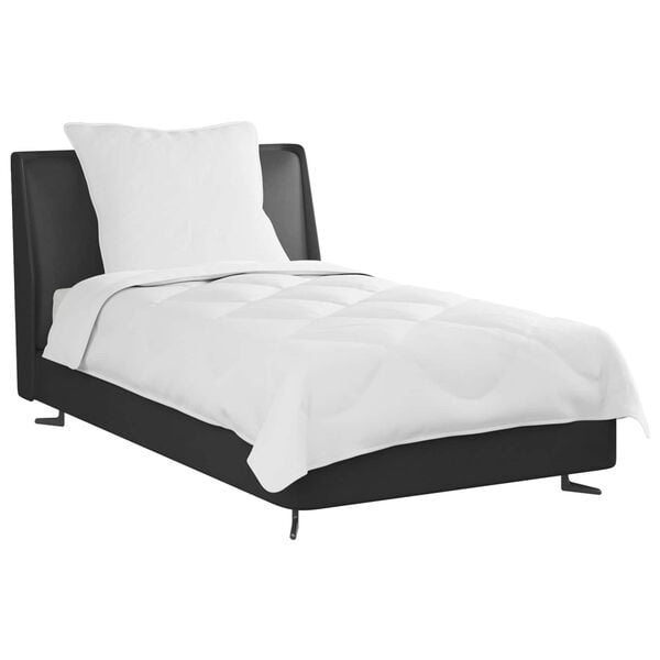 vidaXL Завивка с възглавница 2 pcs Бяло Микрофибър