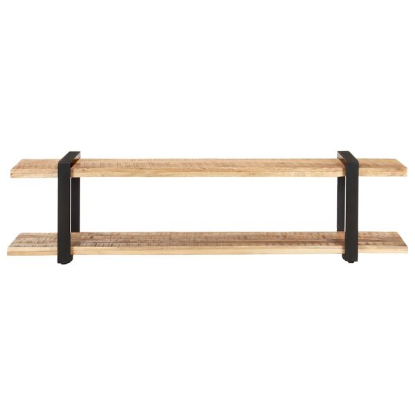 vidaXL ТВ шкаф, 160x40x40 см, грубо мангово дърво масив