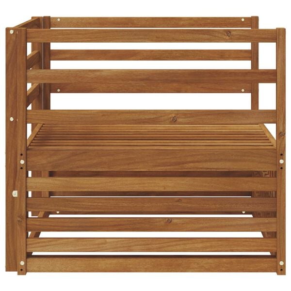 vidaXL 2 Брой Диван с подлакътници Естествен