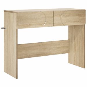 vidaXL Конзолна маса Дъб сонома 96,5 x 38 x 75 см Инженерно дърво