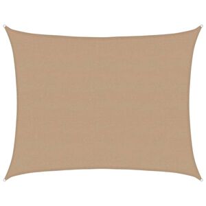 vidaXL Платно-сенник, 160 г/м&sup2;, таупе, 6x7 м, HDPE
